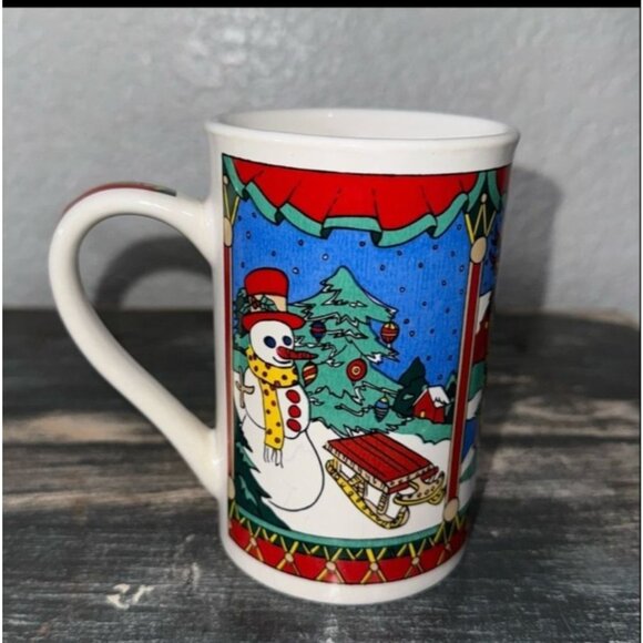 Set Of 3 Holiday Mugs With Candy & Snowman Designs - Signature Housewares & Food - Picture 7 of 16